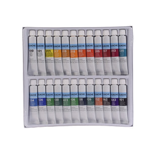 Studio Quality 24-Color 12ml Gouache Colour Paint Set