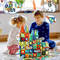 97 Piece Colorful Magnetic Pipeline Blocks