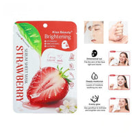 KISS BEAUTY STRAWBERRY FACIAL MASK