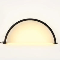LED Arched Table Lamp For Manicurists, Makeup Artists Black 61.5*29.5*5.5CM