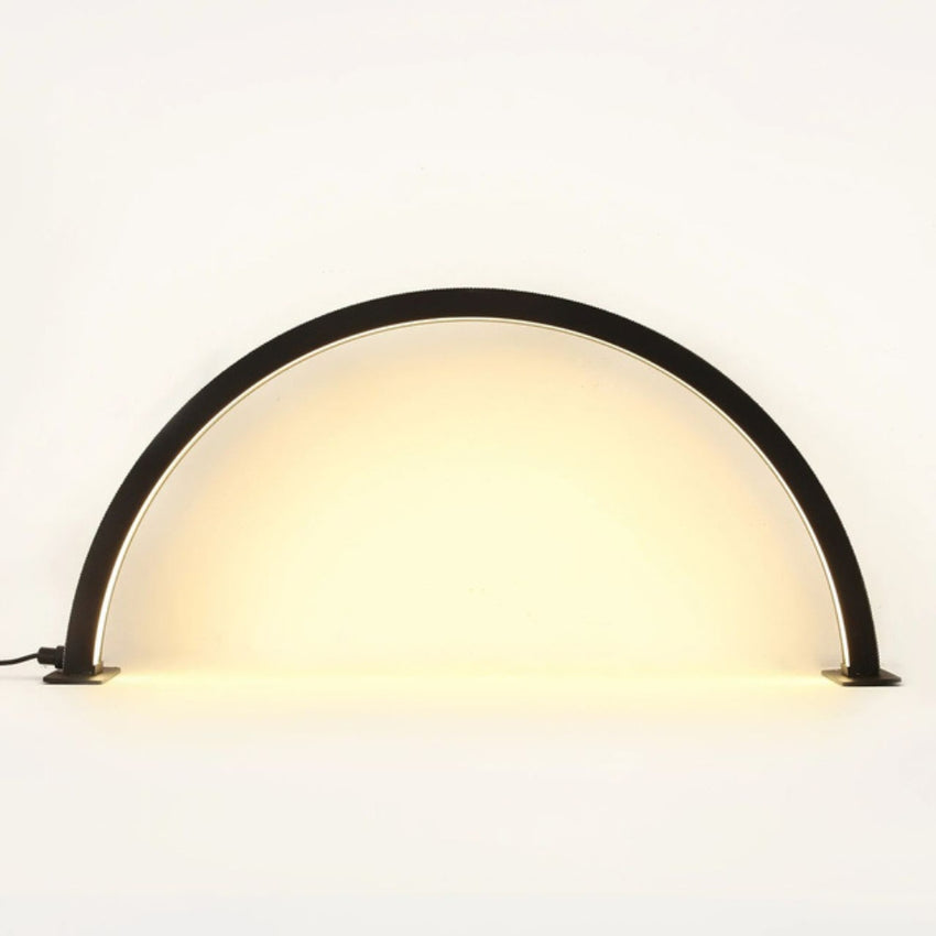 LED Arched Table Lamp For Manicurists, Makeup Artists Black 61.5*29.5*5.5CM
