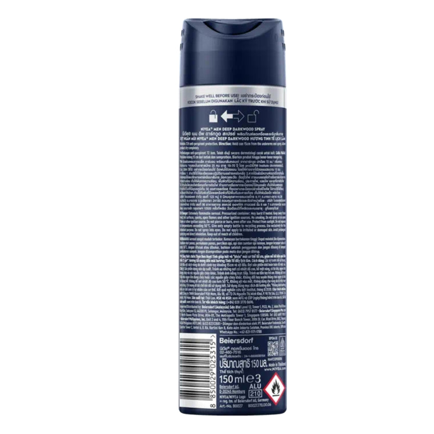 NIVEA MEN DEEP Darkwood Deodorant Spray