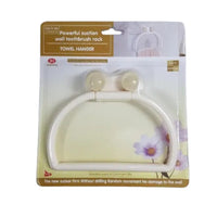 Kitchen Bathroom Plastic Napkin Toilet Paper Holder, Towel Ring Open Half, Towel Hanger Rack