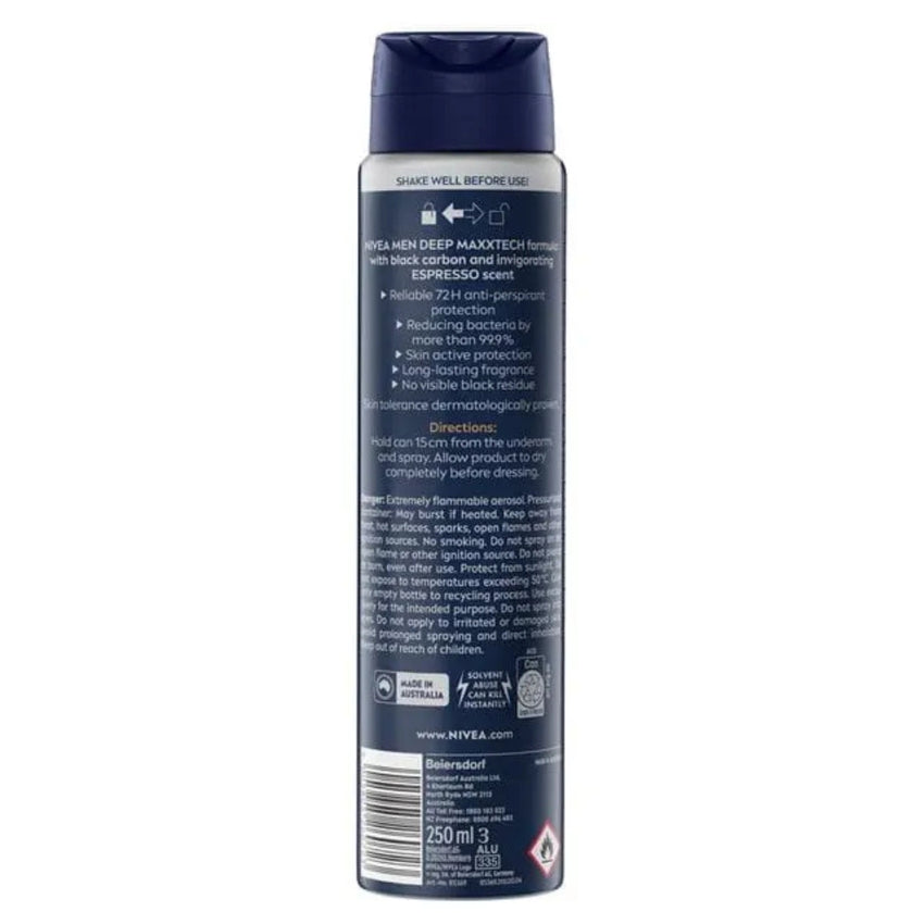 NIVEA MEN DEEP Espresso Anti-Perspirant Aerosol