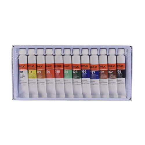 Art Acrylic Set 12Pcs For Painting