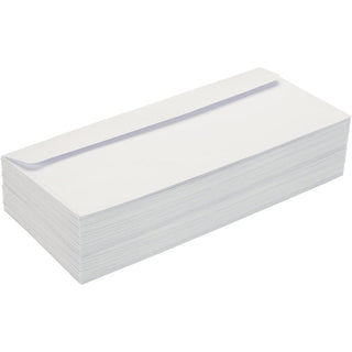 10 Pack Thickened #10 Business Letter Envelopes, 4-18 x 9-12 inches Gummed Seal Envelopes, Great for Greeting Cards, Business Mailing