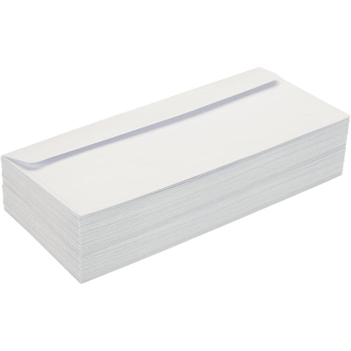 10 Pack Thickened #10 Business Letter Envelopes, 4-18 x 9-12 inches Gummed Seal Envelopes, Great for Greeting Cards, Business Mailing