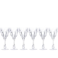 6 Glasses for White and Red Wine
