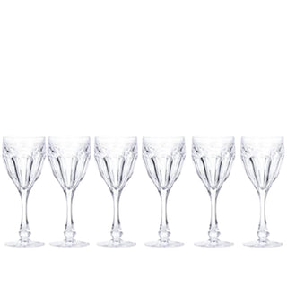 6 Glasses for White and Red Wine