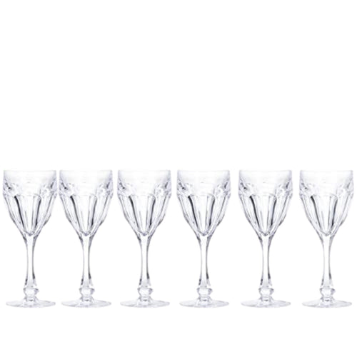 6 Glasses for White and Red Wine