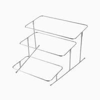 3 Layers Oven Plate With Metal Rack