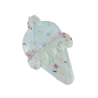 Glittering Ice Cream Cone Christmas Tree Ornament