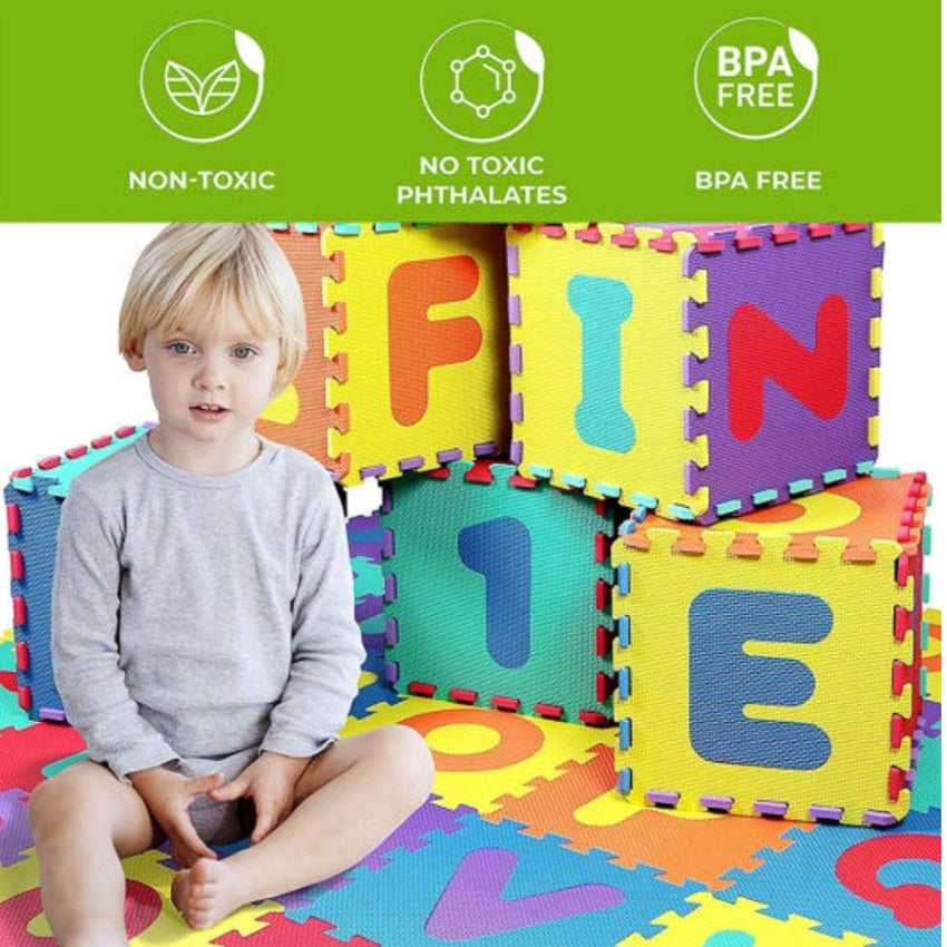 30x30cm Alphabet Baby Play Mat Interlocking Jigsaw Puzzle Mat Tile Eva Foam Floor Mat Eva Baby Play Mat