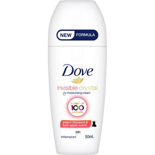 Dove Invisible Crystal 48h Antiperspirant Peach Blossom & Apple 50ml