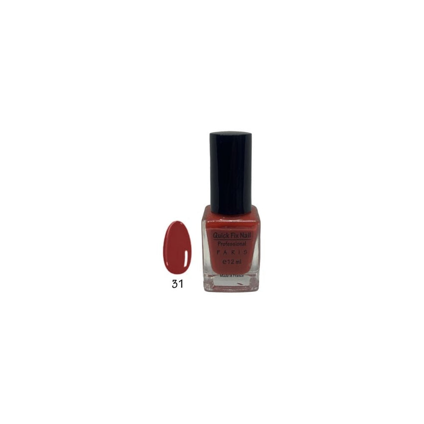 Quick Fix Nail-31-Crazy-Red
