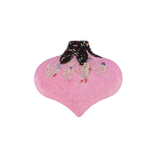 Pink Ice Cream Ornament with Sprinkles