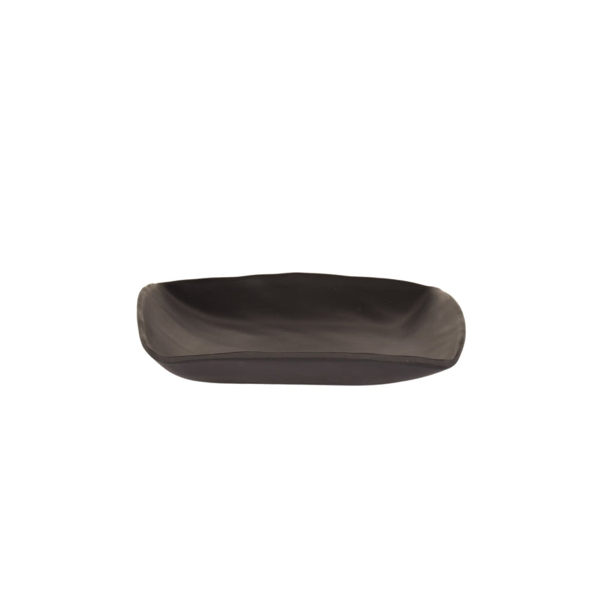 Plates Black Melamine Dinnerware