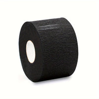 Neck Paper Barber Shop Hairdressing Cut 5 Rolls Black