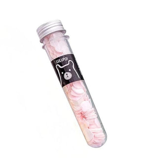 Soft Paper Soap Flower Design Tube Shape Bottle Paper Soap Clean Soft soap bath For Travel