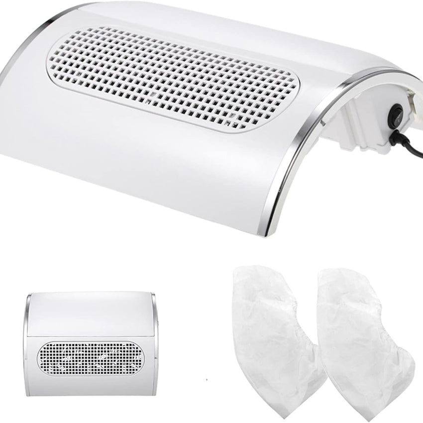 40W Table Vacuum Cleaner for Professional Manicure, Nail Dust Collector, Cleaning Tool for Nail Art with 3 Fans