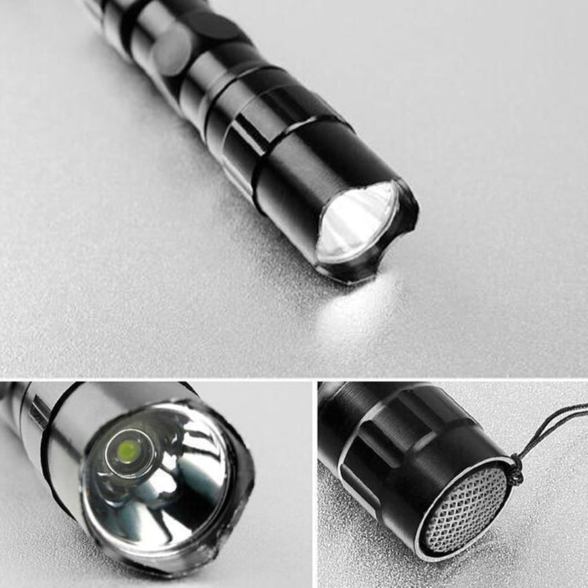 High Power LED Flashlight, 12 Hours Working Time, Aluminum Alloy, for Camping, Outdoors, and Hiking-Led-