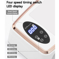 380W UV LED Dual Light Source Nail Lamp Intelligent Induction Timed Feature Special Light Therapy Machine for Home Use Includes