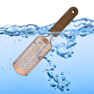 Hard Skin Removal Feet - Stainless Steel Foot File for Dead Skin Remover, Professional Callus Remover for Wet And Dry Feet,Brown