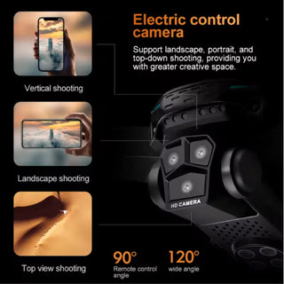 Professional Brushless RC Drone, Large Screen, 4K HD, Aerial Camera, WiFi, FPV, Obstacle Avoidance, Quadcopter, RC Helicopter, Gift Toy