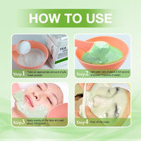 Jelly Mask Powder for Facials, Hydrating & Moisturizing Jelly Face Mask SkinCare Tea Tree