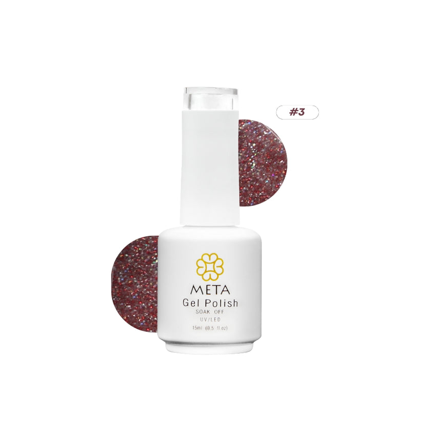 Disco Liquid Builder Gel Meta Nail Color 3