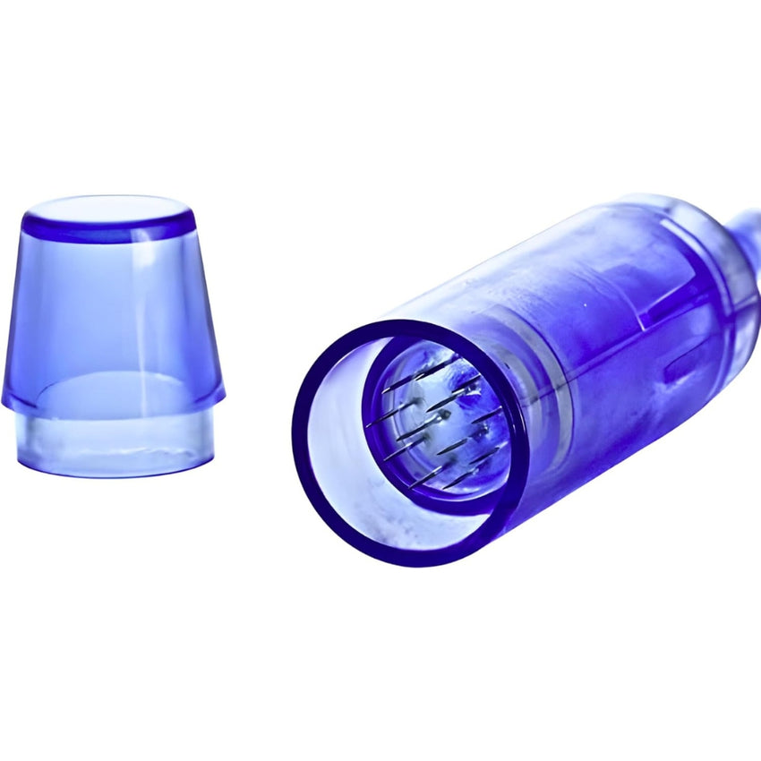 Derma Pen 12 Pin Needle Cartridge Tip- Pack of 100 | Blue