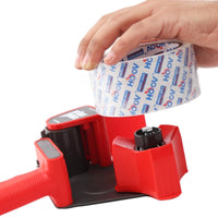 Tape Dispenser Gun  Industrial Quality Metal Housing - Easy Side Loading Design - Durable and Ergonomic for Shipping, Packaging and Moving