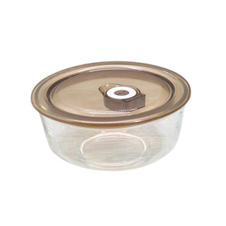 VISHAL Glass Bowl Glass Bowl Kimglass 123 Pcs Crisper Glass Lunch Box Covered Lid