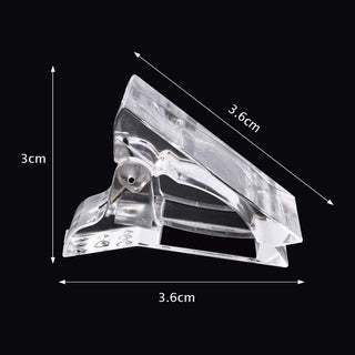 Nail Tips Clip for Quick Building Polygel nail forms Nail clips for polygel Finger Nail Extension UV LED Builder Clamps Manicure Nail Art Tool