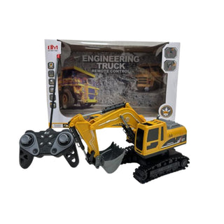 ENGINEERING EXCAVATOR WITH LIGHT AND REMOTE CONTROL