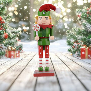 Christmas Nutcracker Pink Nutcracker Christmas Decor Wooden Nutcracker Figures Christmas Nutcracker