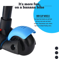 Banana Bike & LAVA Sport 3 Wheeled Mini Riding Scooter for Kids