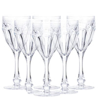 6 Glasses for White and Red Wine