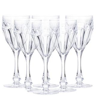 6 Glasses for White and Red Wine