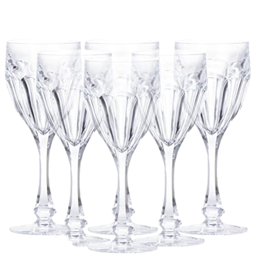 6 Glasses for White and Red Wine