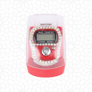 Fracon Digital LCD Electronic Tally Counter, Handheld Finger Ring Tapping People Counter strass design-tool-