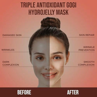 Jelly Mask Powder for Facials, Hydrating & Moisturizing Jelly Face Mask Skin Care Antioxidant Gogi