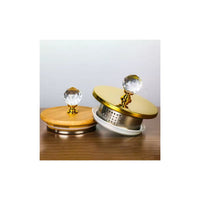 Amber Teapot with Bamboo Lid