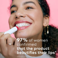 NIVEA LABELLO Lip Balm, Moisturising Lip Care, Strawberry Shine, 4.8g