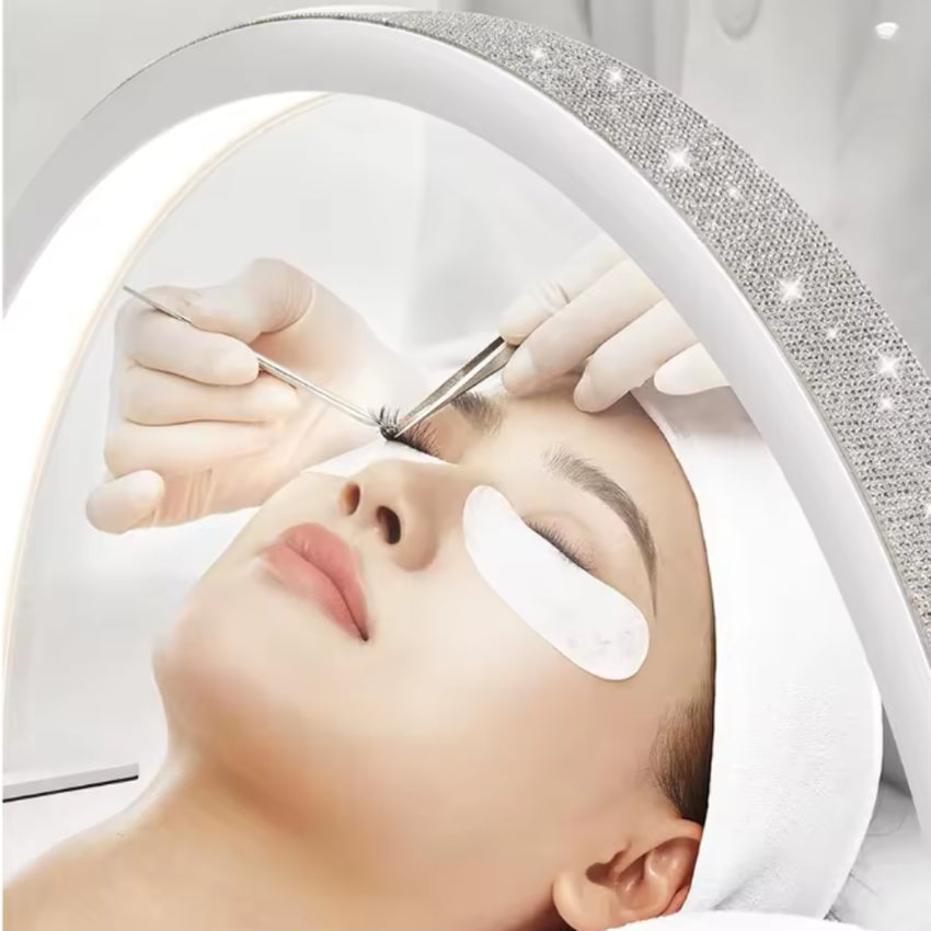 50W New Beauty Salon Optimized LED Light Half Moon Nail Lamp for Nail Extension Eyelash Extension Eyebrow Light Arc Shape Manicure Light 3 Sold 76*40*6CM