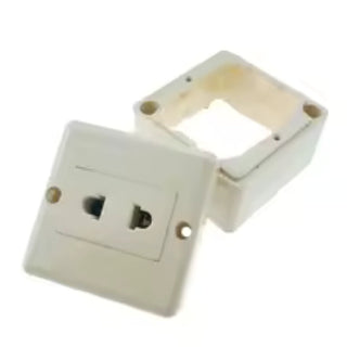 Surface Type 1 Gang Wall Socket 1 Gang 2 Pin Socket US 2 Pin Wall Socket