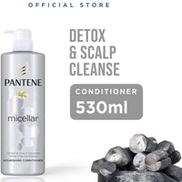 Pantene Pro-V Micellar Charcoal Detox & Scalp Cleanse Conditioner, 530m