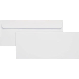 10 Pack Thickened #10 Business Letter Envelopes, 4-18 x 9-12 inches Gummed Seal Envelopes, Great for Greeting Cards, Business Mailing