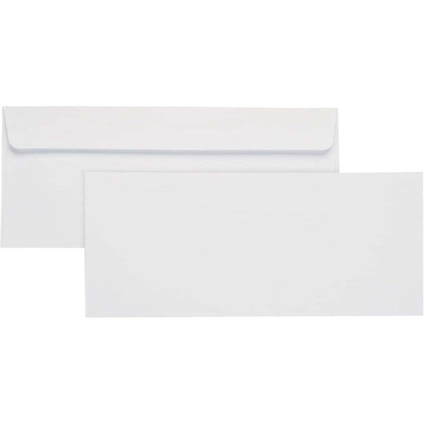10 Pack Thickened #10 Business Letter Envelopes, 4-18 x 9-12 inches Gummed Seal Envelopes, Great for Greeting Cards, Business Mailing