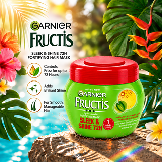 Garnier Fructis Sleek & Shine 72H Fortifying Hair Mask 300ml